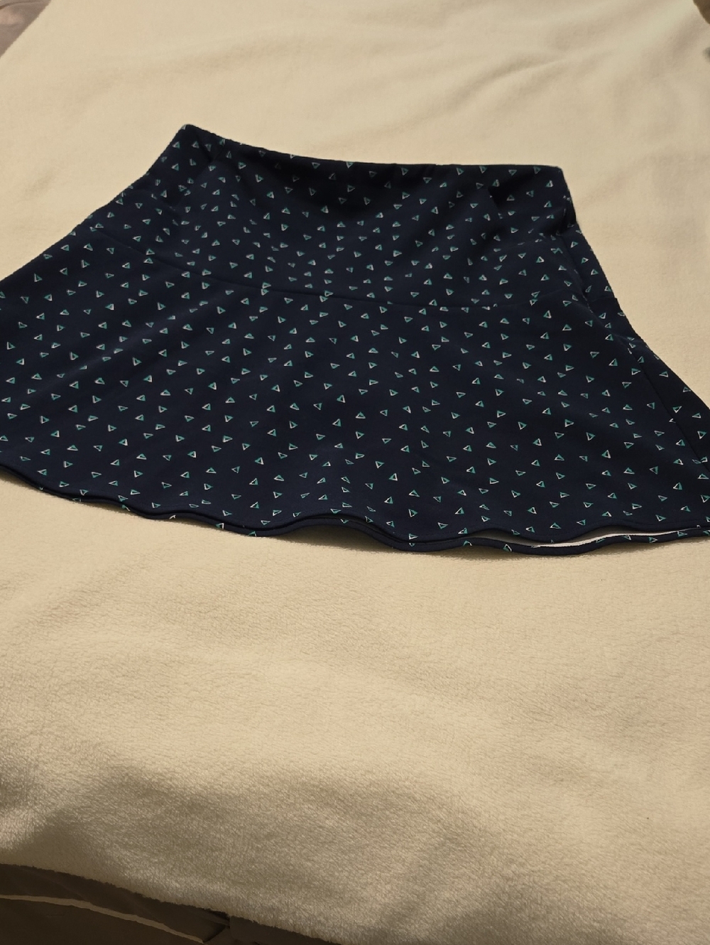 Ralph Lauren Navy Skort with  Triangle Print
